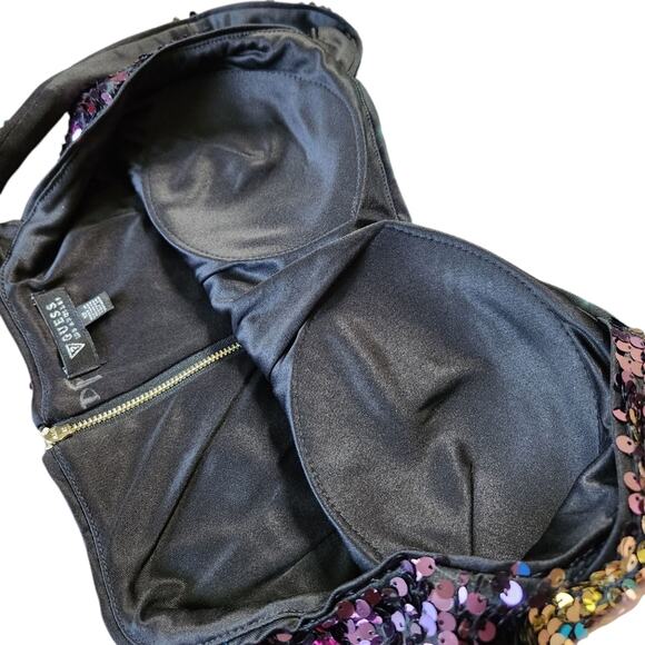 GUESS multicolor sequin sheath dress size 12 - Picture 6 of 12